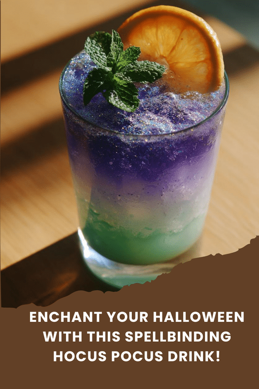 Hocus Pocus Drink - a witchy Halloween cocktail