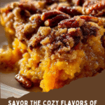 Homemade Pumpkin Pecan Cobbler