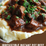 Instant Pot Beef Tips with Gravy