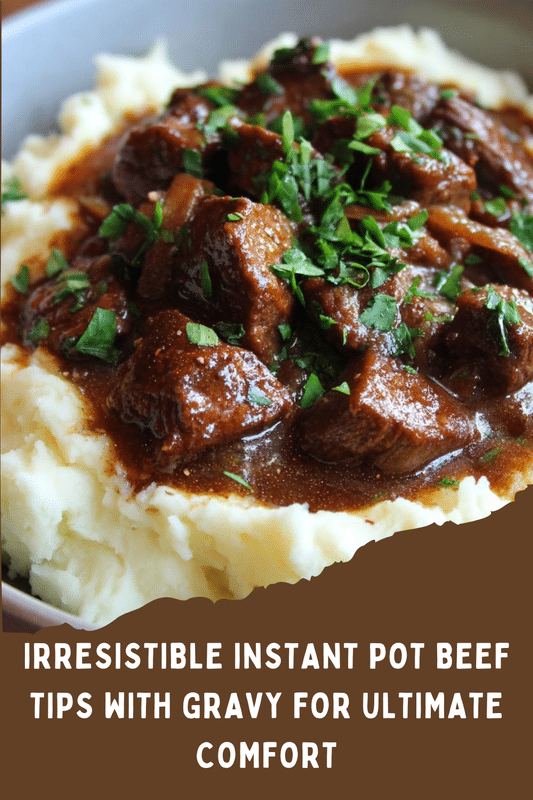 Instant Pot Beef Tips with Gravy