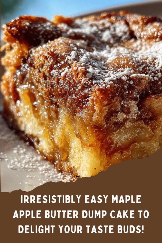 Maple Apple Butter Dump Cake