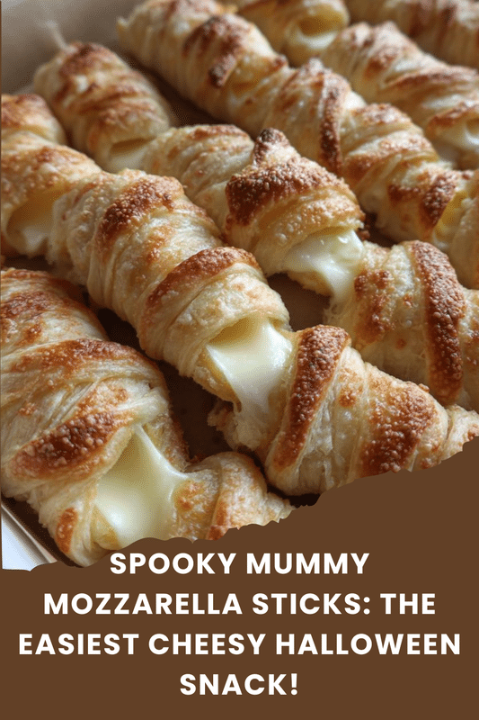 Mummy Mozzarella Sticks: Spooky, Cheesy & Oh-So-Easy
