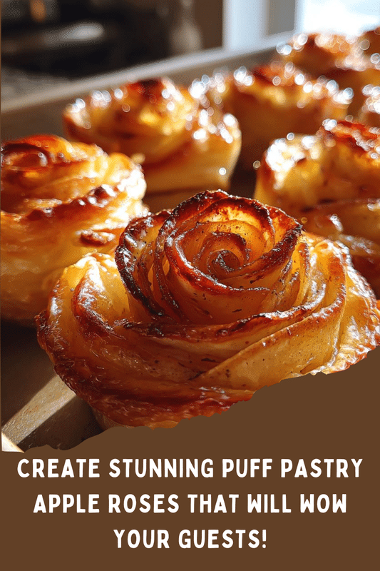 Puff Pastry Apple Roses
