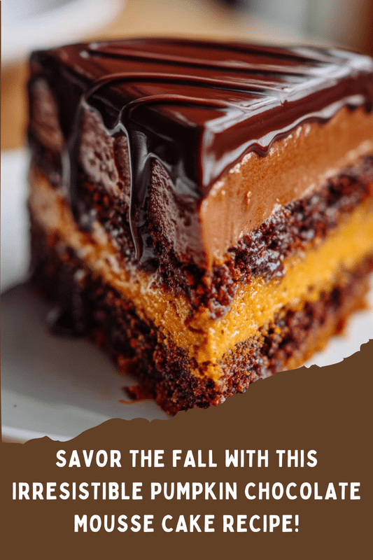 Pumpkin Chocolate Mousse Cake