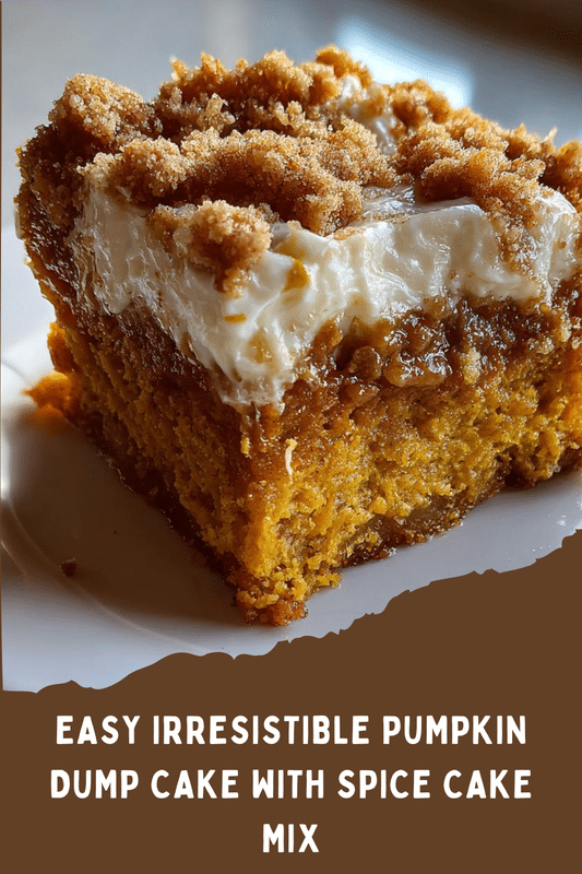Pumpkin Dump Cake with Spice Cake Mix
