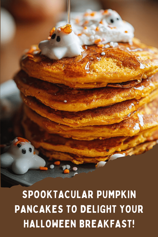 Pumpkin Pancakes For Halloween Breakfast