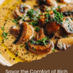 Rich And Creamy Garlic Mushroom Soup