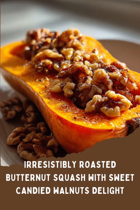 Roasted Butternut Squash with Candied Walnuts