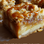 Salted Caramel Apple Crumble Bars Fall Treat