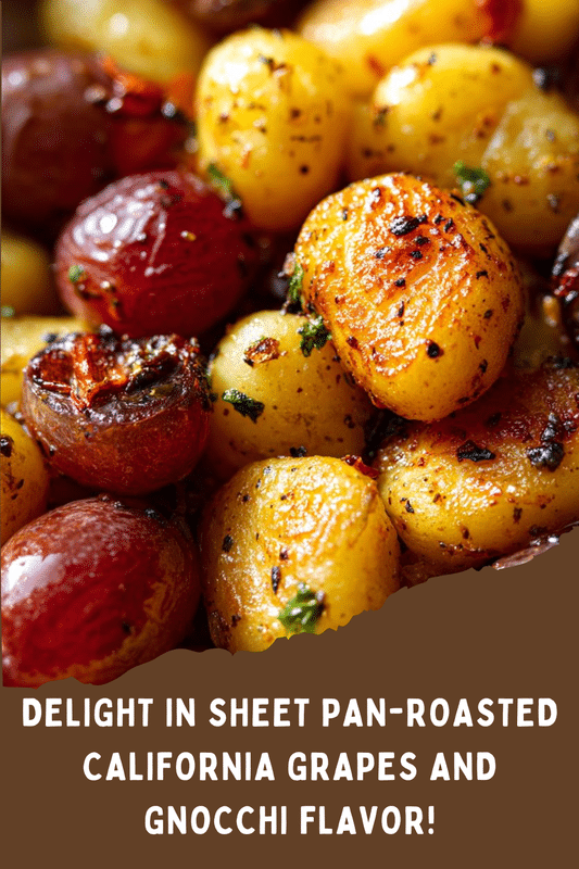 Sheet Pan-Roasted California Grapes and Gnocchi