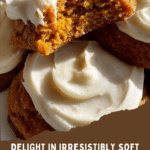 Soft Pumpkin Cookies With Sweet Cinnamon Frosting