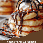 Spider Pancakes: Halloween Breakfast