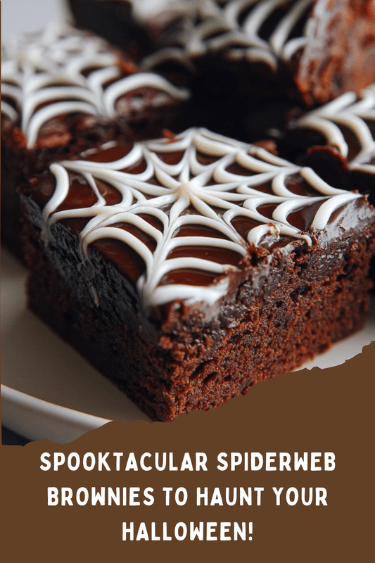 Spiderweb Brownies