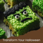Spooktacular Frankenstein Rice Krispie Treats for an Easy, No-Fuss Halloween Treat