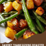 Thanksgiving Roasted Veggies (Green Beans and Butternut Squash)