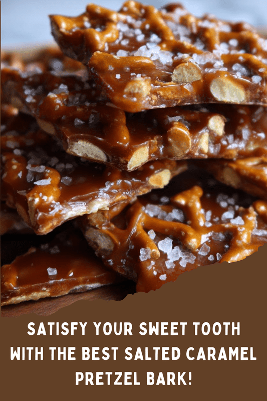 The Best Salted Caramel Pretzel Bark