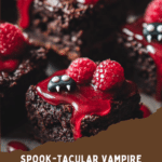 Vampire Brownie Bites