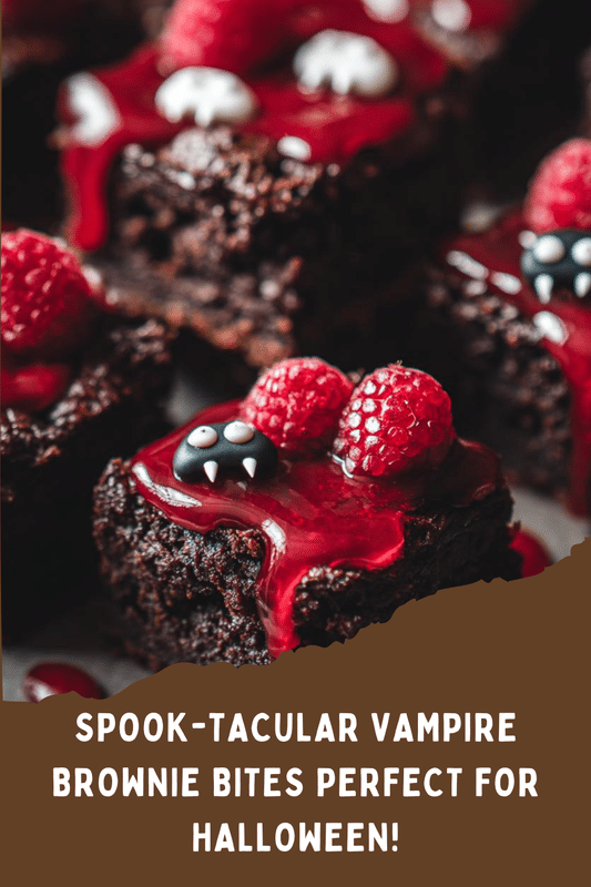 Vampire Brownie Bites