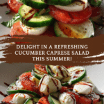 cucumbe caprese salad