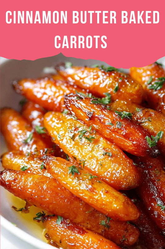 Cinnamon Butter Baked Carrots