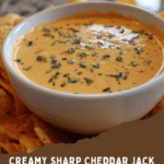 Creamy Sharp Cheddar Jack Cheese Dip