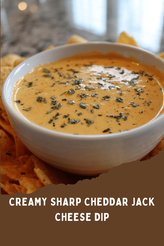 Creamy Sharp Cheddar Jack Cheese Dip