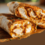 Crispy Air Fryer Chicken & Mozzarella Wraps