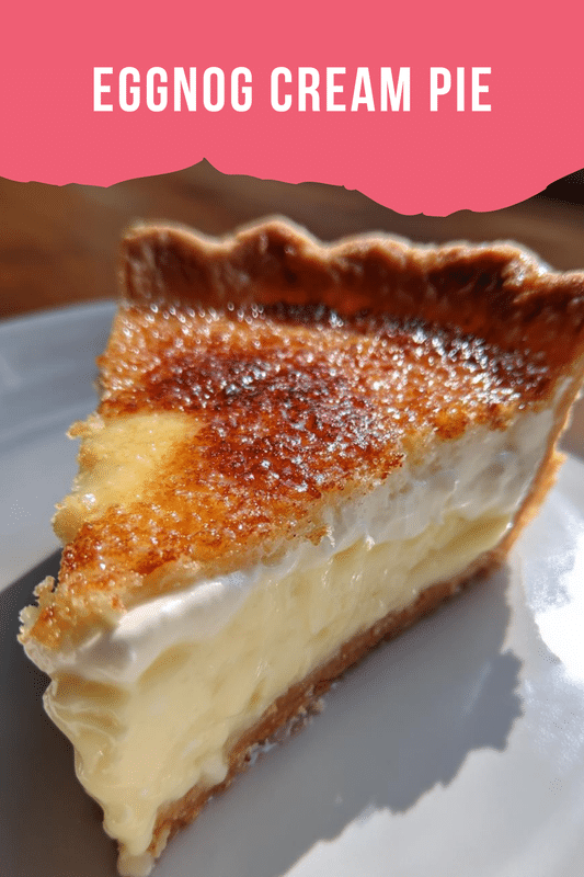 Eggnog Cream Pie