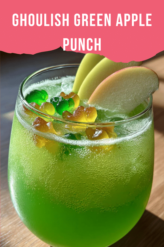 Ghoulish Green Apple Punch