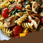 Mediterranean Chicken Pasta Salad