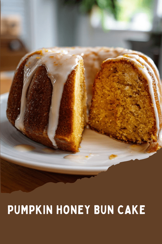 Pumpkin Honey Bun Cake