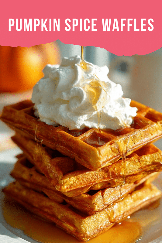 Pumpkin Spice Waffles