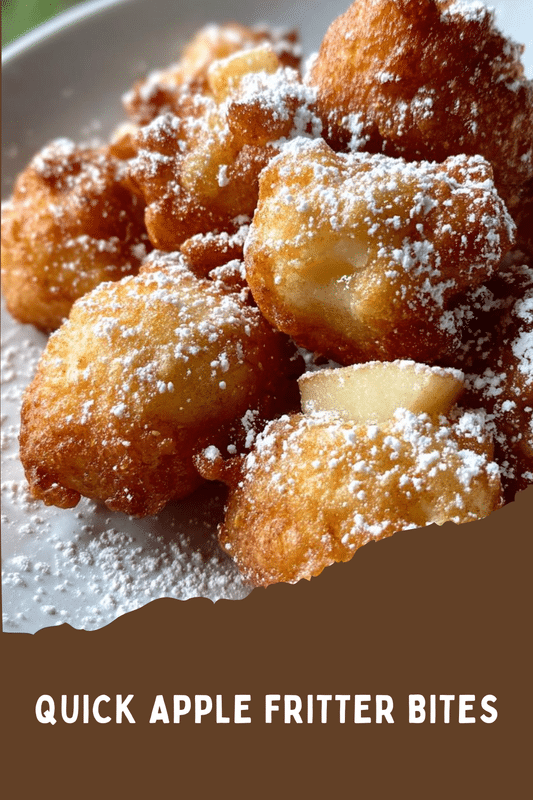 Quick Apple Fritter Bites