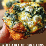 Quick & Healthy Egg Muffins with Spinach and Feta