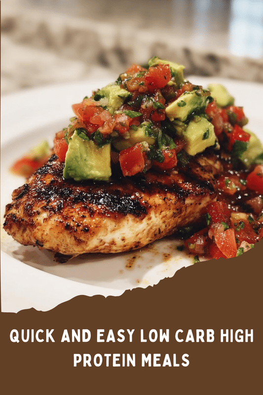 Quick and Easy Low Carb High Protein Meals