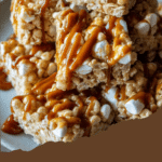 Salted Caramel Rice Krispie Treats