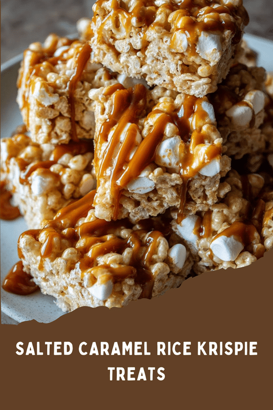 Salted Caramel Rice Krispie Treats