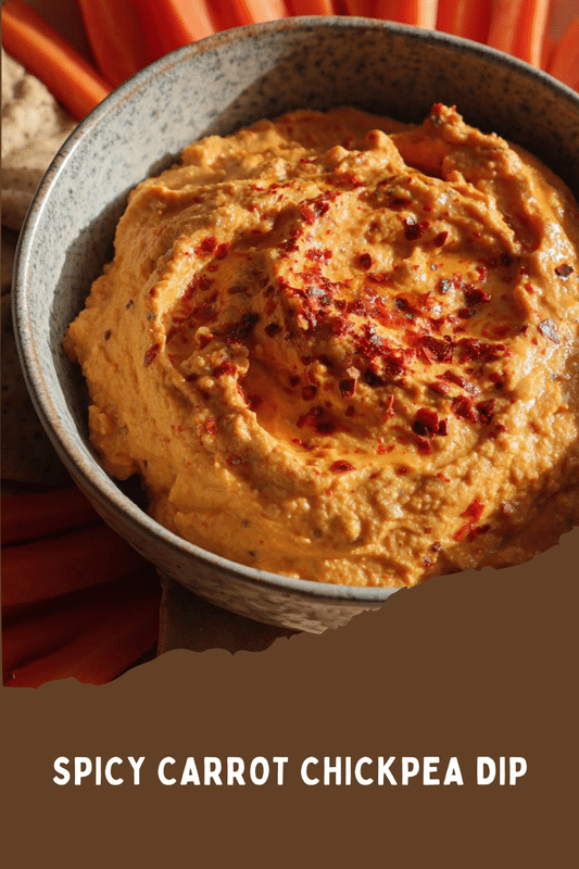 Spicy Carrot Chickpea Dip