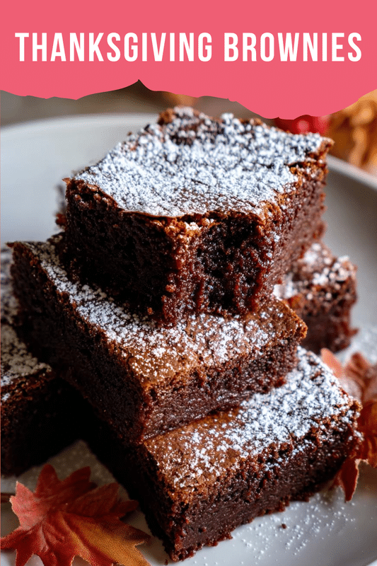 thanksgiving brownies