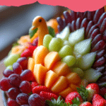 turkey fruit platter