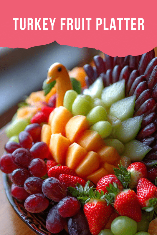 turkey fruit platter