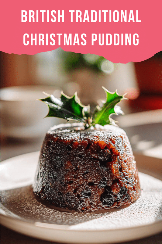 British Traditional Christmas pudding
