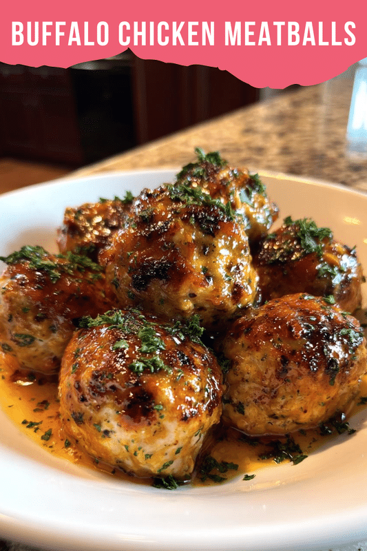 Buffalo Chicken Meatballs