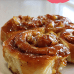 Caramel Apple Cinnamon Rolls with Sweet Caramel Glaze