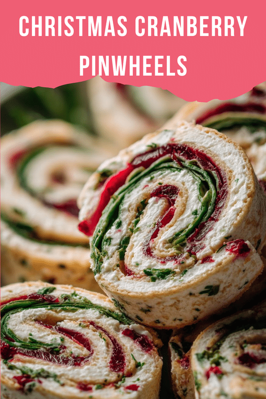 Christmas Cranberry Pinwheels