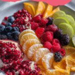 Christmas fruit platter