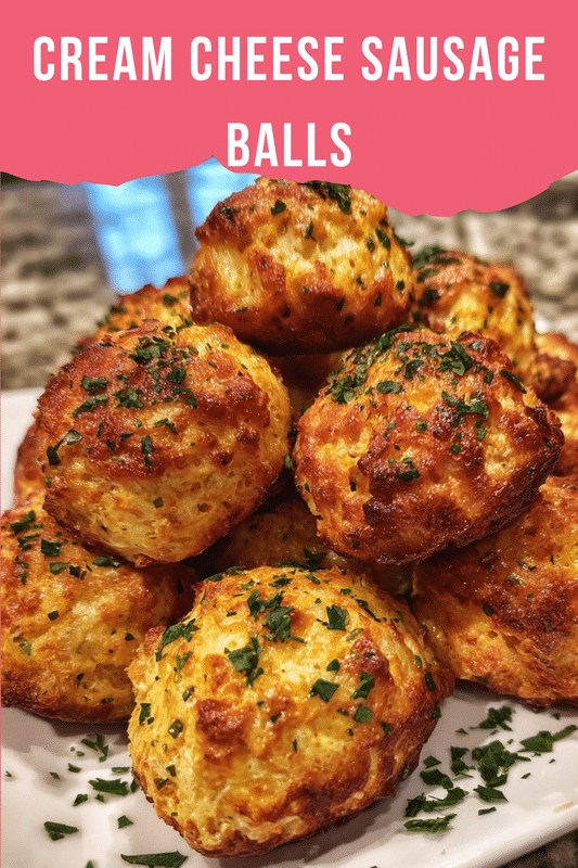 Cream Cheese Sausage Balls