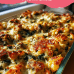 Creamy Spinach Mushroom Pasta Bake