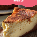 Eggnog Cheesecake with Nutmeg