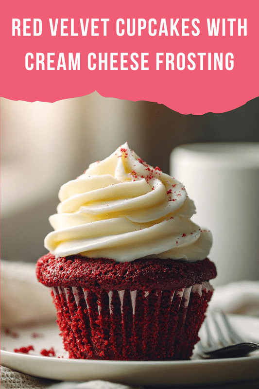 Red Velvet Cupcakes with Cream Cheese Frosting